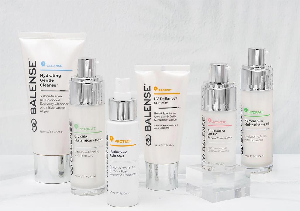 Balense Skincare Product Range
