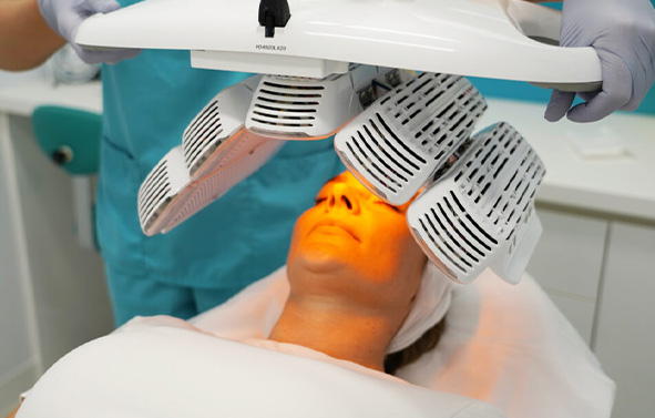 LED Light Therapy - deep penetrating, soothing skin treatment